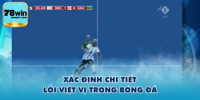 Xác định chi tiết lỗi việt vị trong bóng đá